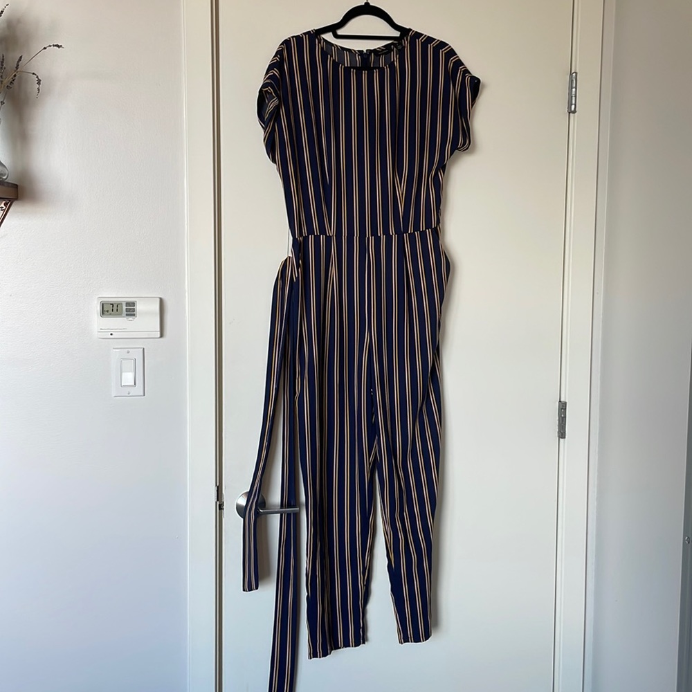 Striped Jumpsuit